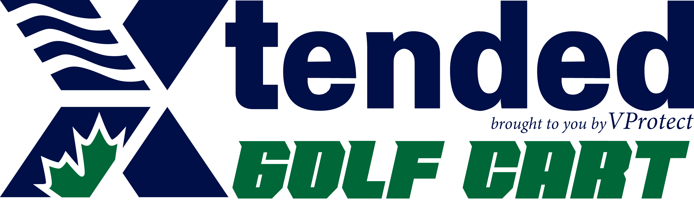 Xtended GolfCart logo- colour- english